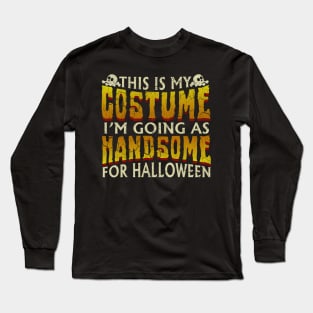 Halloween Handsome Costume Long Sleeve T-Shirt